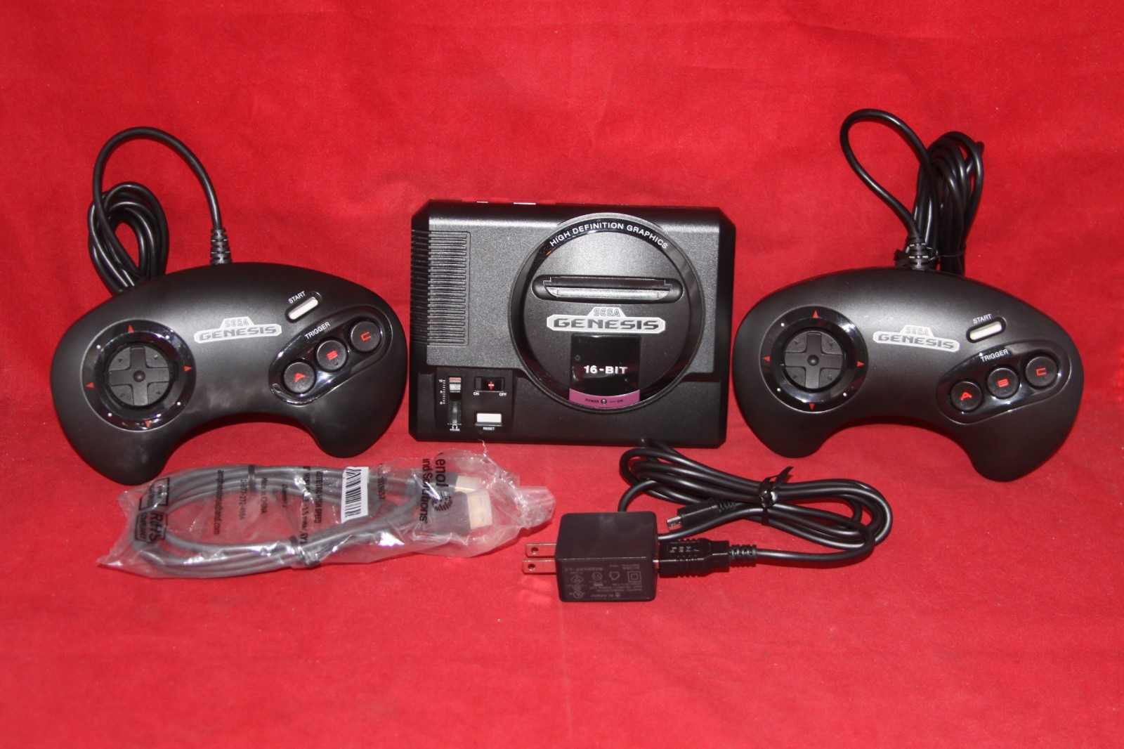 Sega Genesis Mini, Game Console 16 Bit, 42 Games (MK-16000)