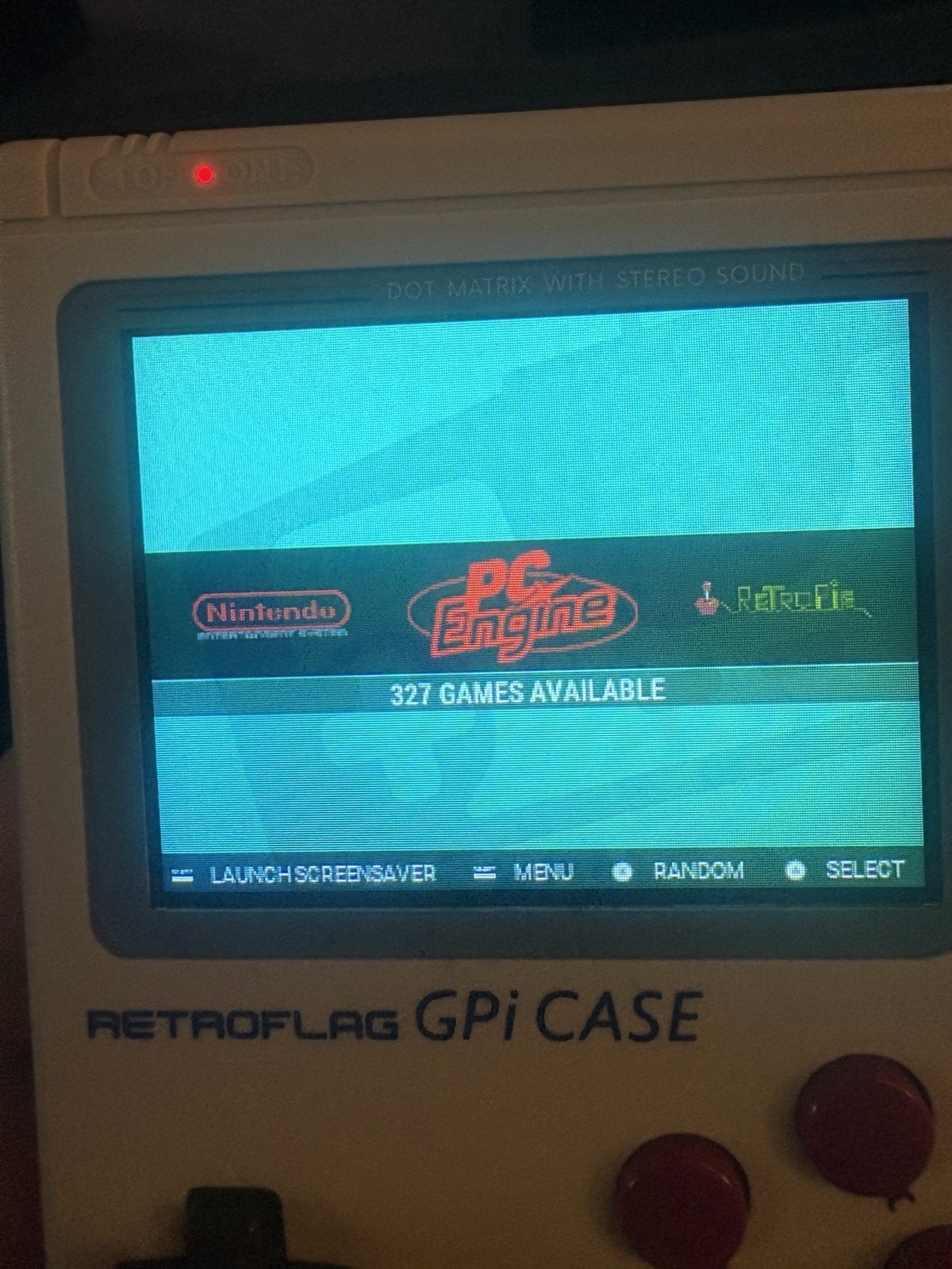 RETROFLAG GPi Case Handheld Emulator Raspberry Pi Zero 32GB SD Card. (See Desc)
