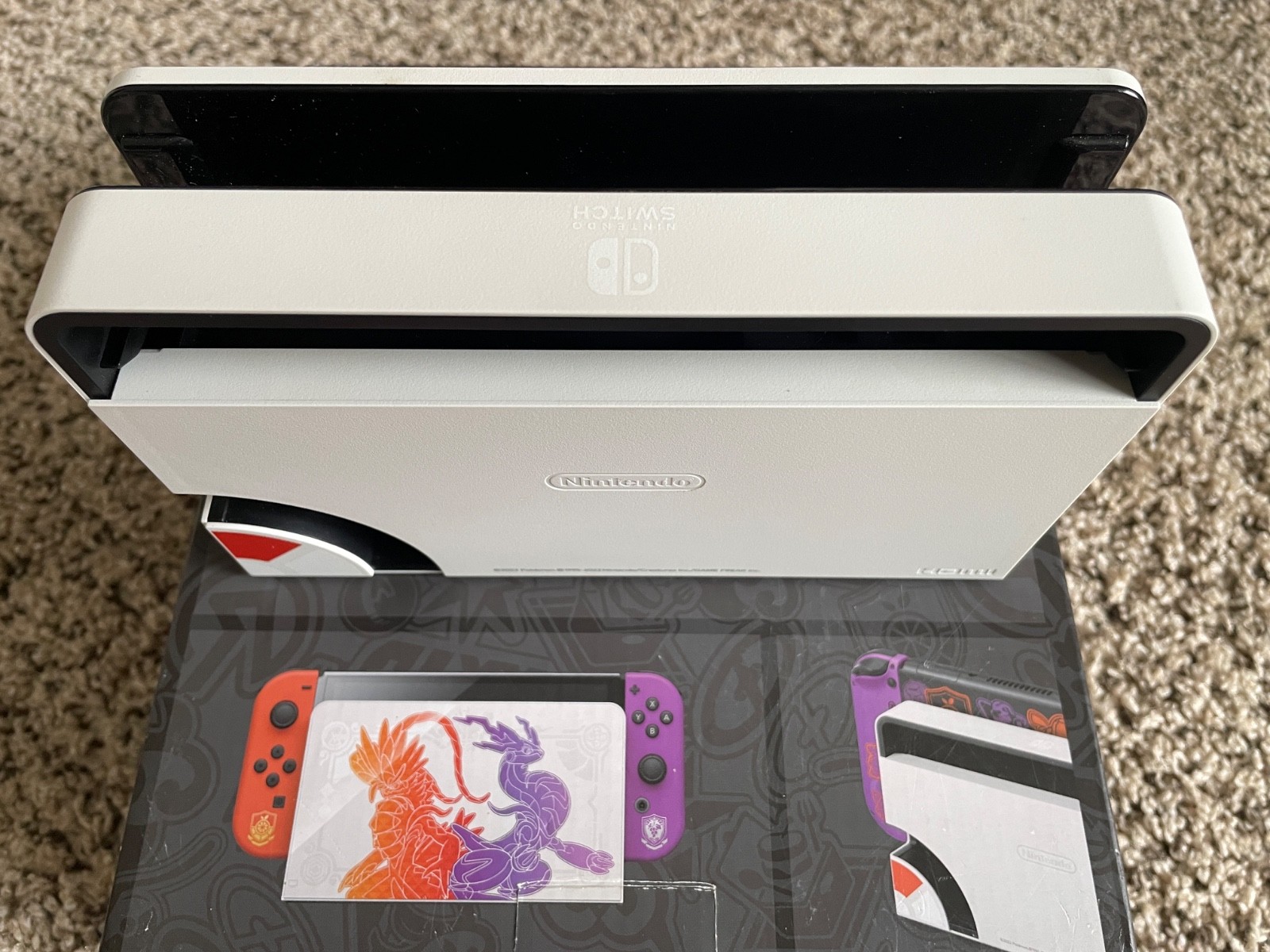 Nintendo Switch OLED + Pokemon Scarlet & Violet Edition Dock [READ DESCRIPTION]
