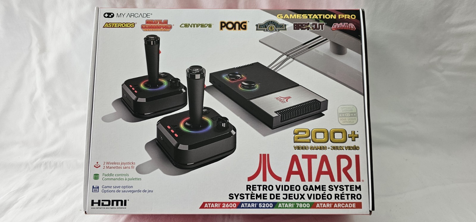 My Arcade Atari Game Station Pro: Retro Video Game Console with 200+ Games