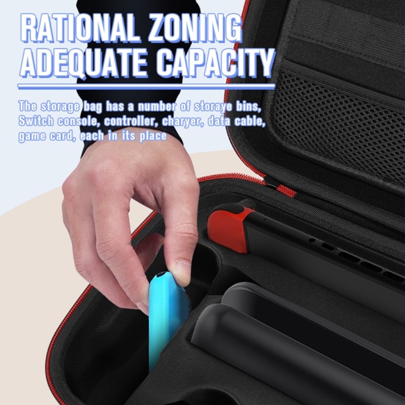 Protective Case Strong Nylon Exterior Easy Grip for Consoles System Controllers