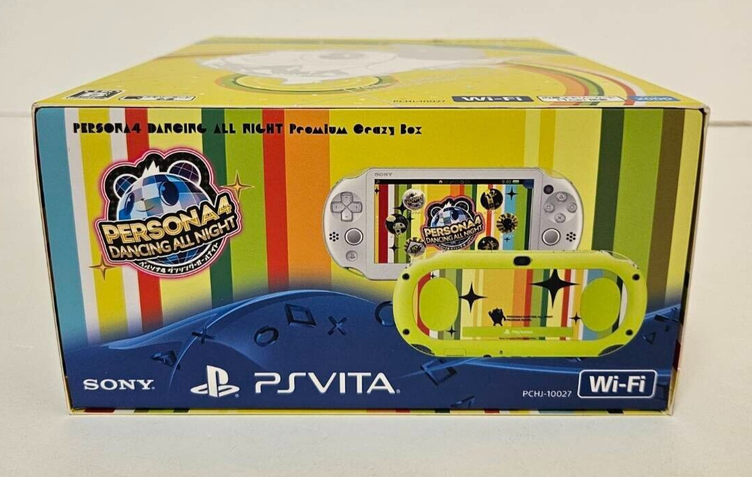 Vita Wi-Fi Console PERSONA 4 Dancing All Night Premium Crazy Box JP
