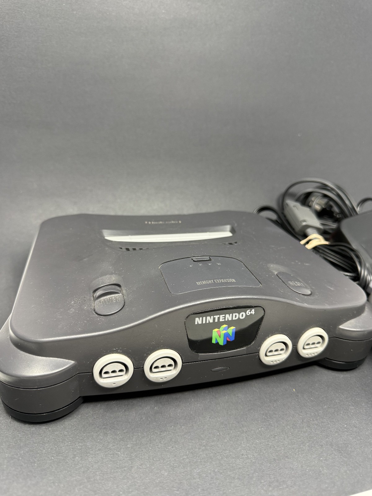 Nintendo 64 N64 Console System Bundle Controller + Cords + Star Fox 64 Tested