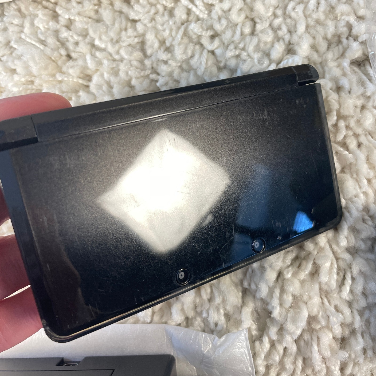Nintendo 3DS Cosmo Black Handheld Console System CTR-001 Complete in Box CIB