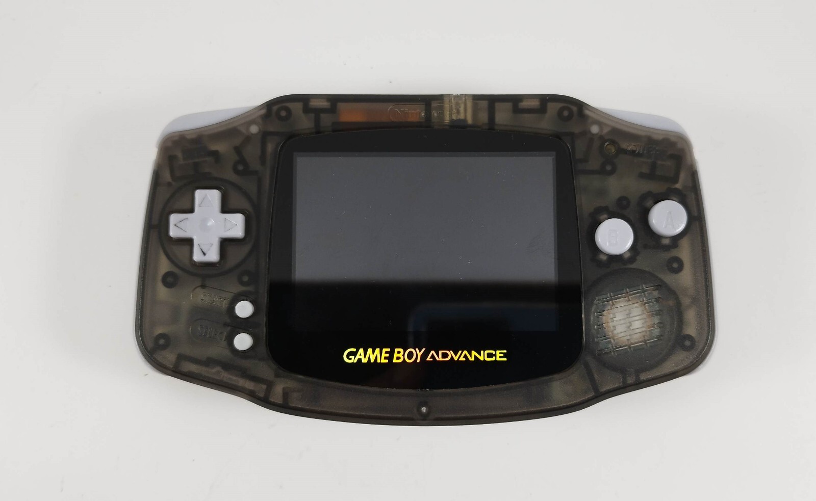 Nintendo Game Boy Advance Clear Black – IPS Back-lit Screen + Glass. RESTORED!