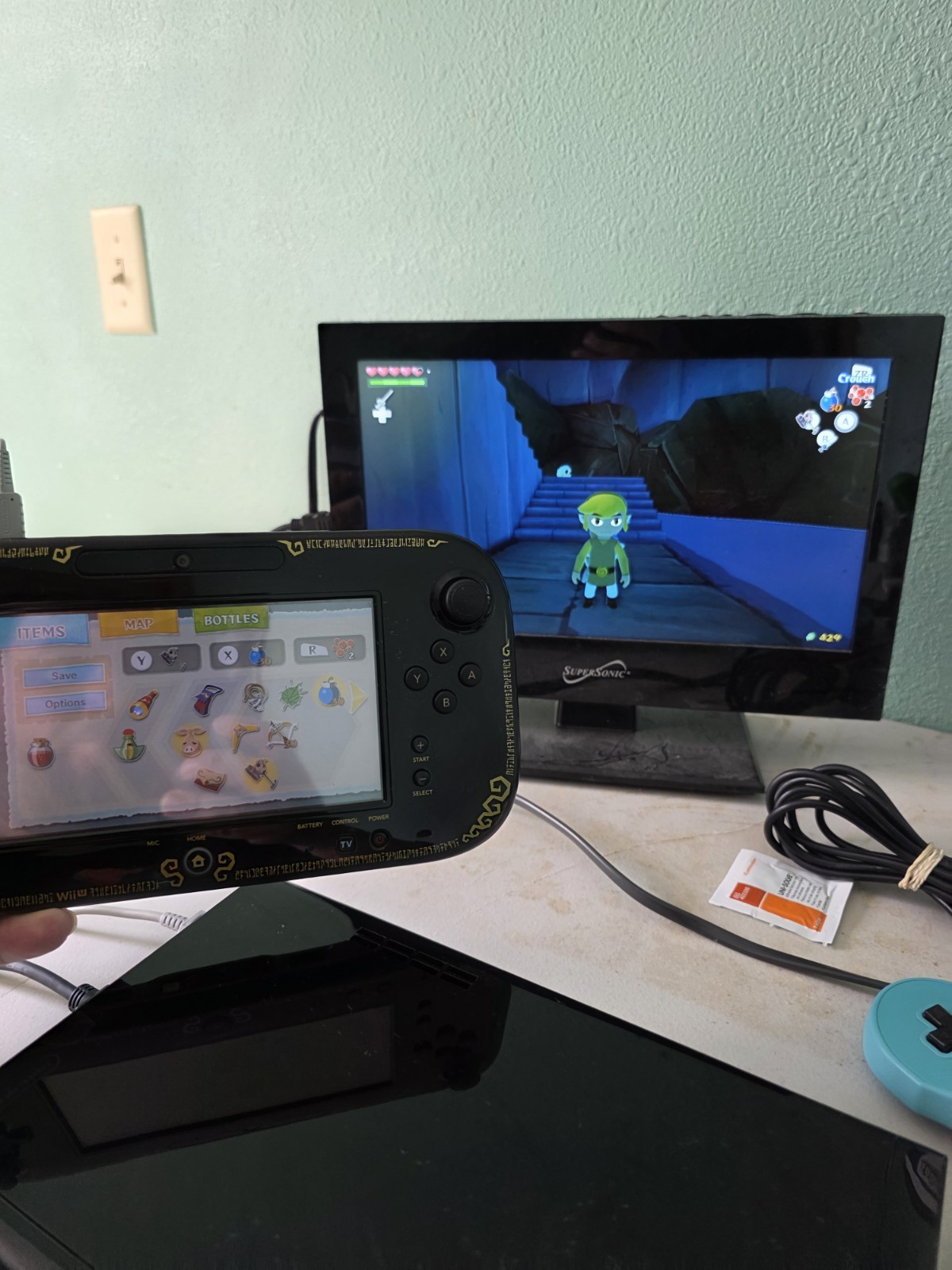 The Legend of Zelda : The Wind Waker (Nintendo Wii U, 2013) Console Tested