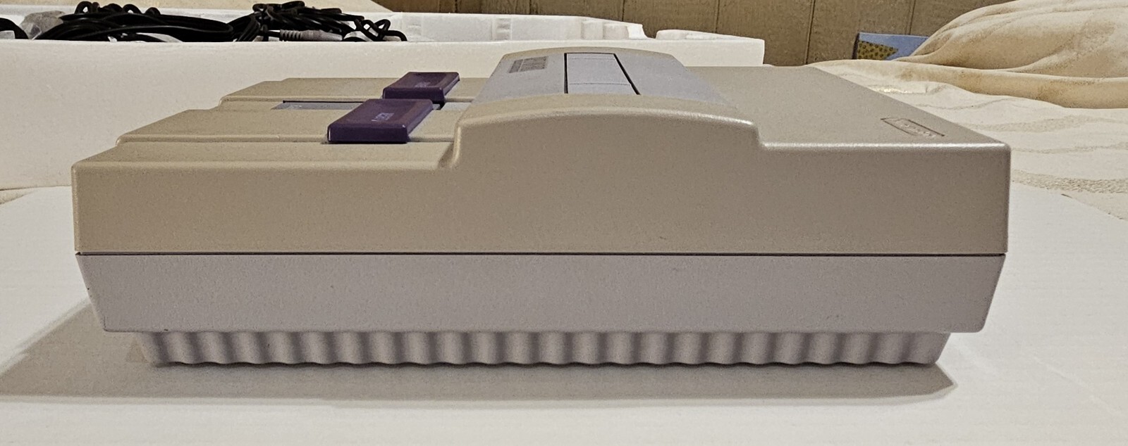 Nintendo SNES Console System CIB ⭐️ With Super Mario World 🍄 RARE 1st PRINT 🧱
