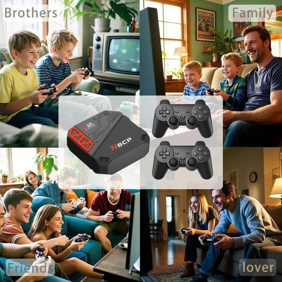 Plug & Play Retro Game Console with 30 Classics & Online Multiplayer Capability