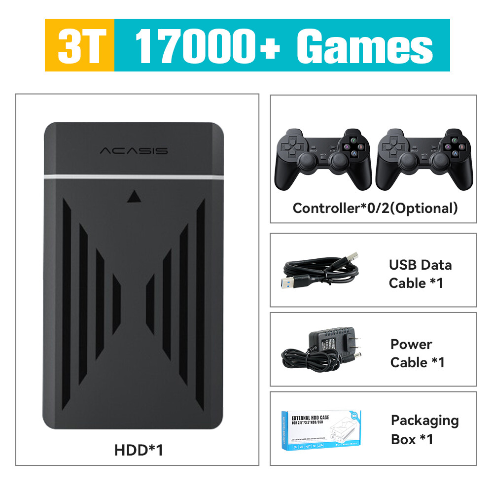 Hard Drive With 17000 Retro/PC Games