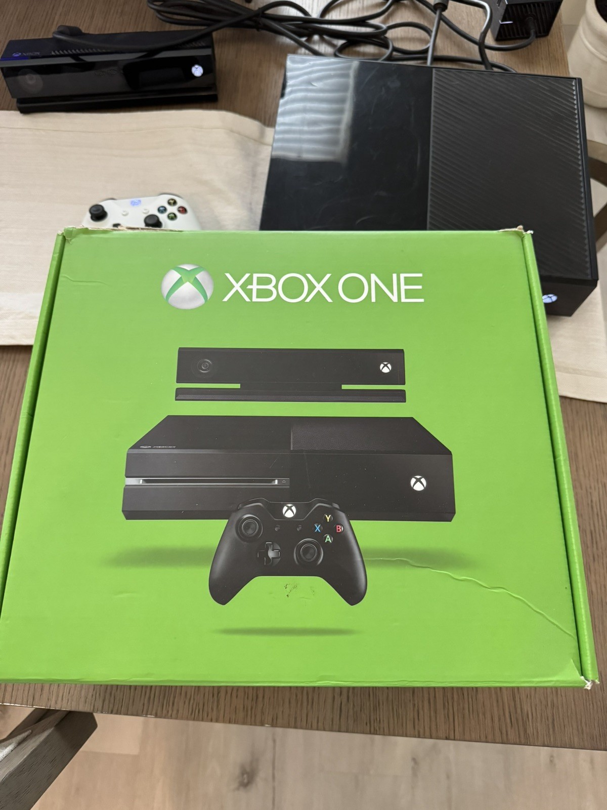 Xbox One 500GB Console includes Kinect, two Controllers and Power Cable