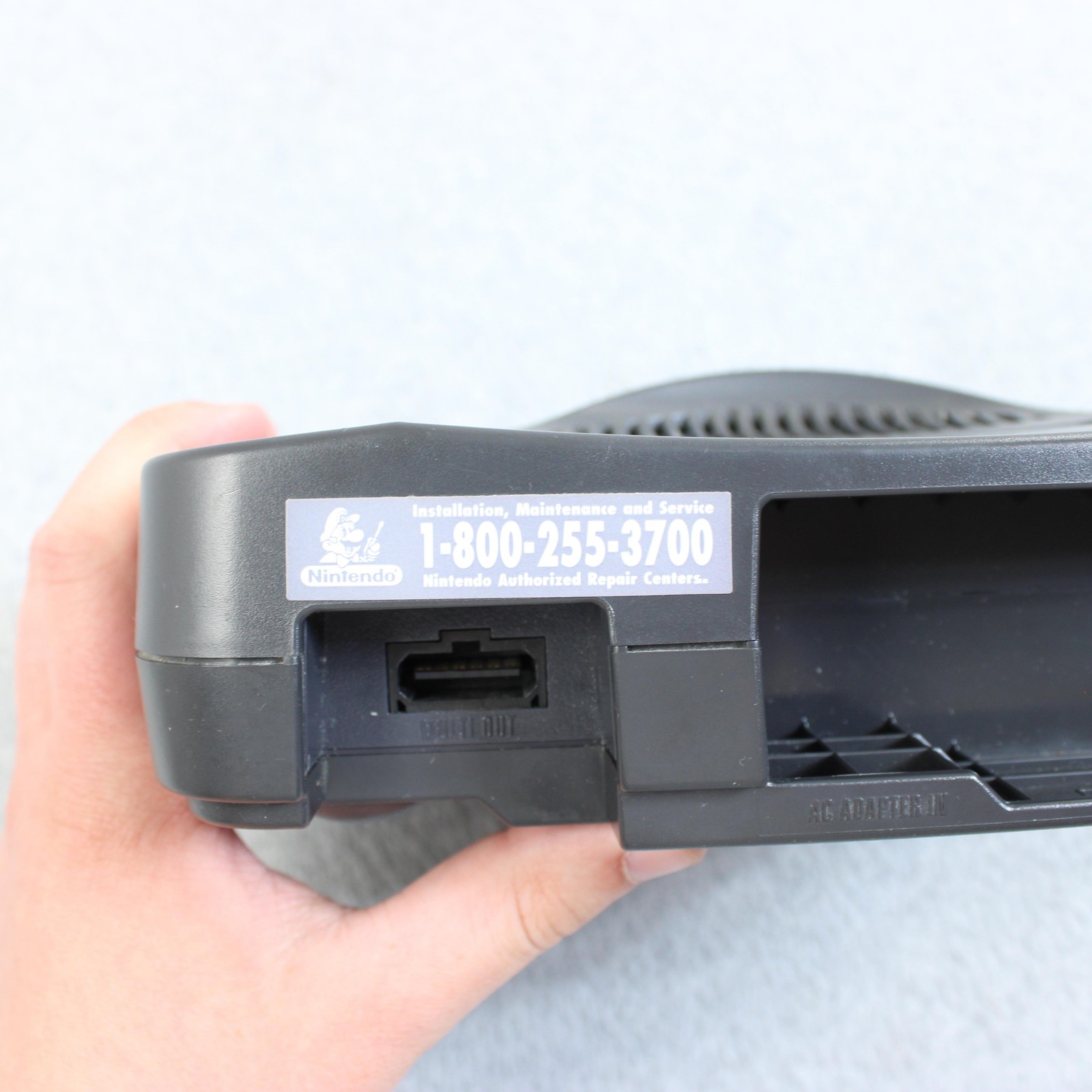 Nintendo 64 Gray Console System NUS-001 USA NTSC Jumper Pak AC Adapter UNTESTED