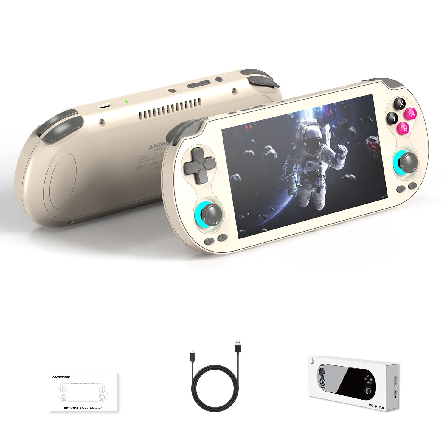 Anbernic RG Vita Retro Handheld Game Console, Android 12 Portable Gaming Console