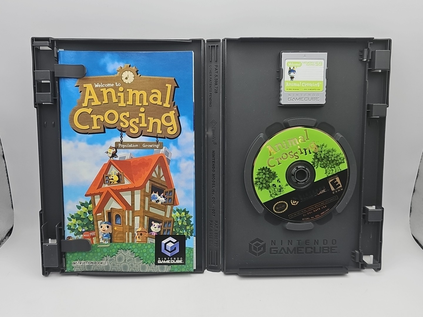 Nintendo Gamecube W/ Gameboy Player & Disc! 2 Controllers Including 1 Wavebird!
