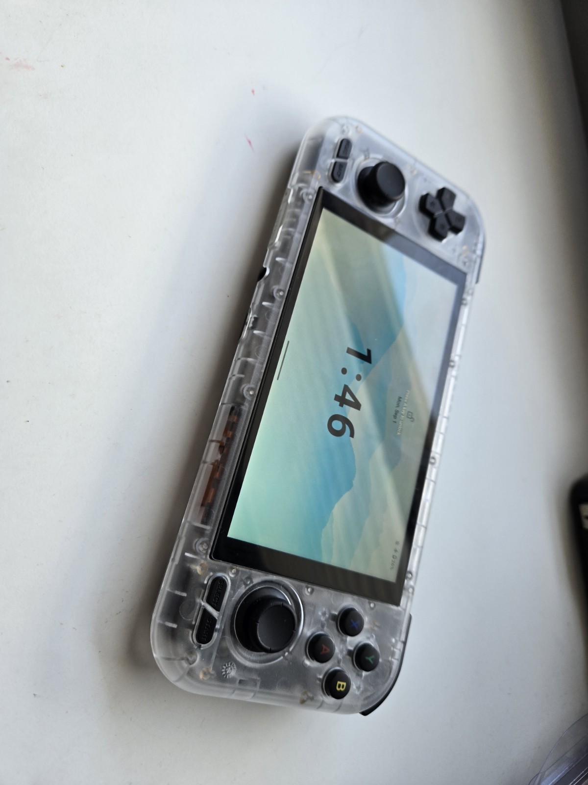 Retroid Pocket 4 Pro Handheld System Clear Style, USB-C With Case