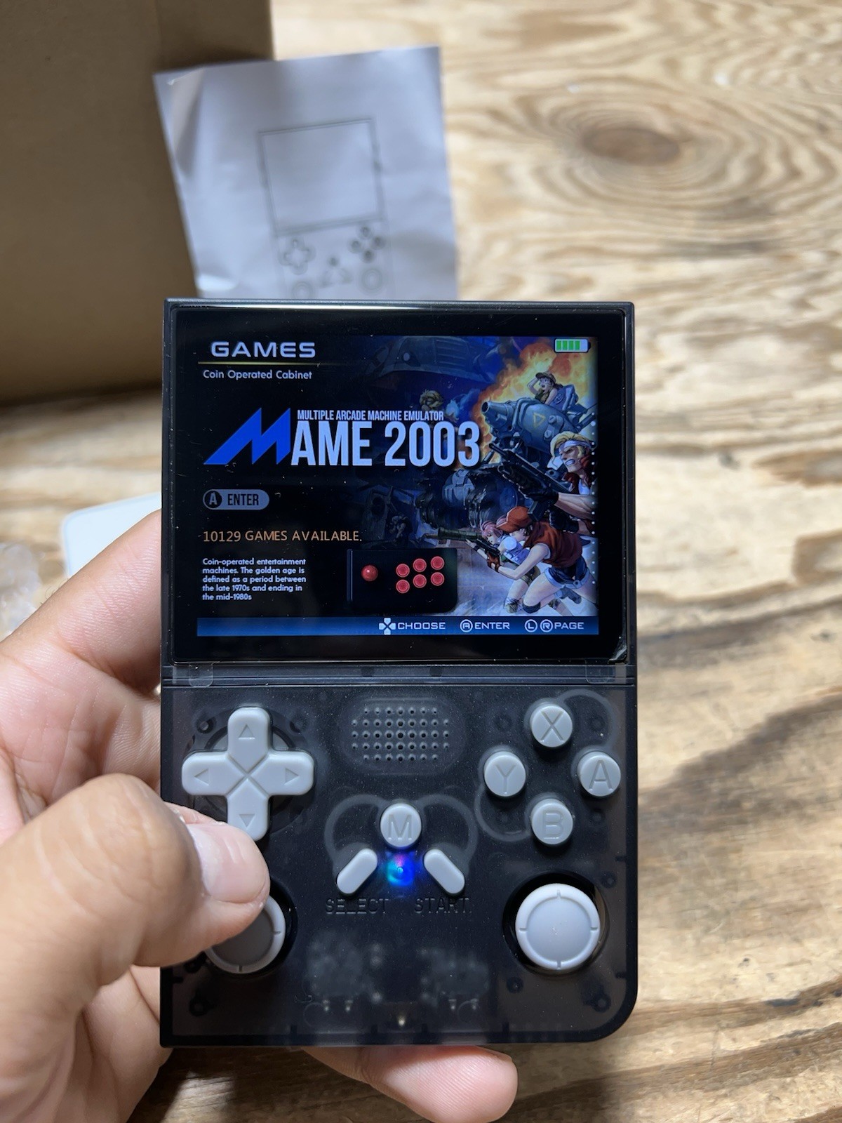 R40S PRO Retro Handheld Game Console – Portable 3.5″ IPS Screen, 16GB + 80GB