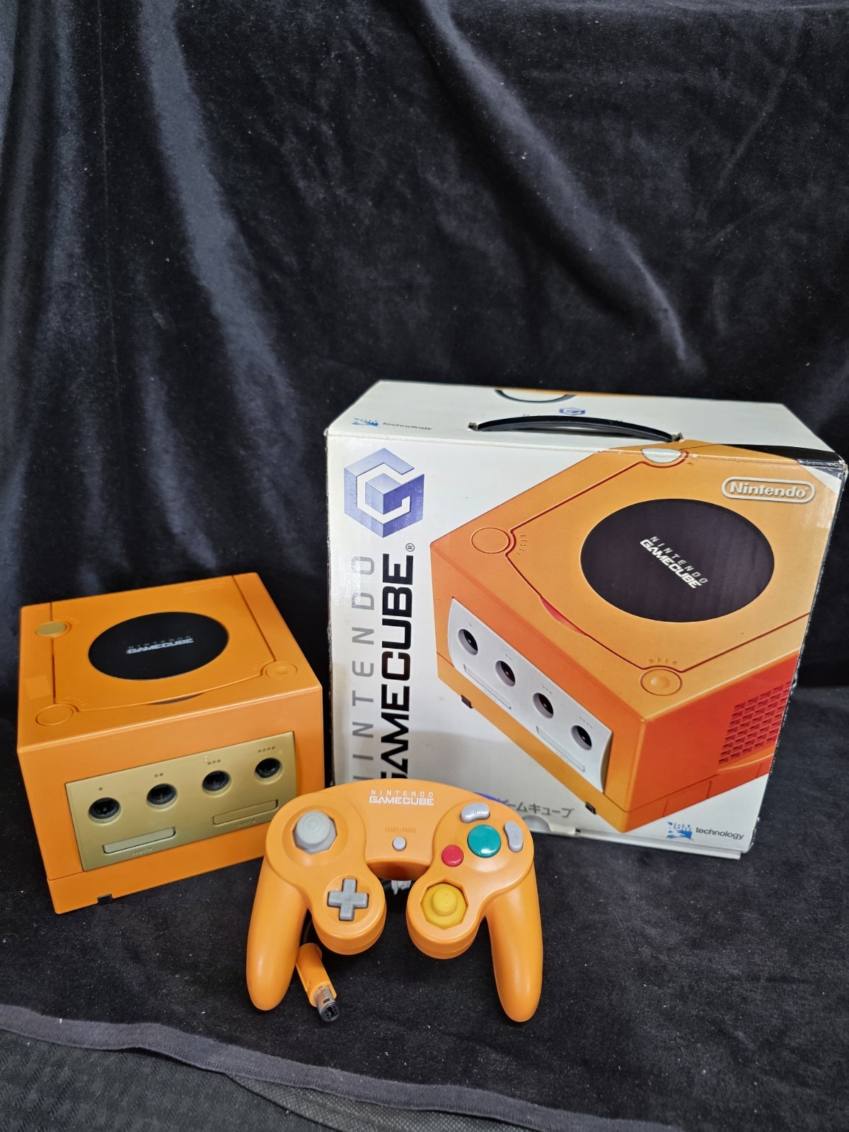 Nintendo Gamecube Spice Orange Console In BOX