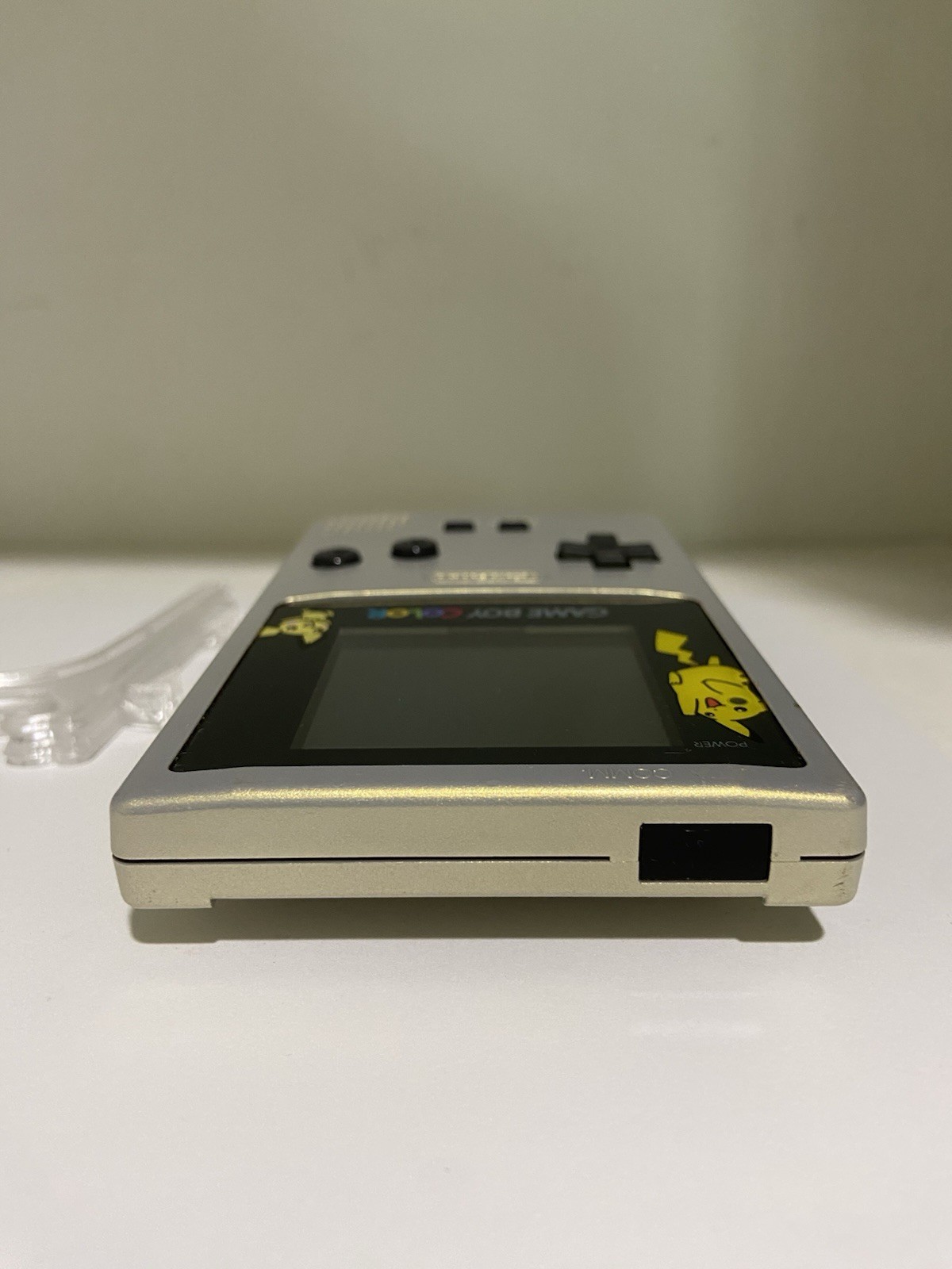 Pokemon Game Boy Color Gold & Silver Pikachu Pichu Console CGB-001 Tested