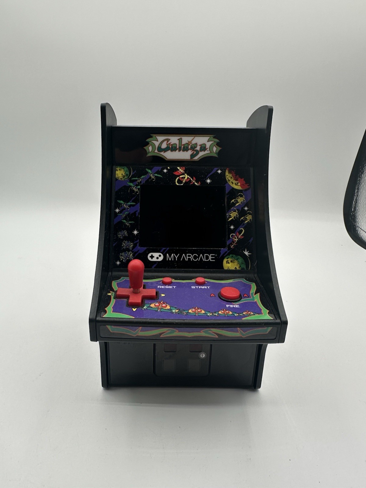 My Arcade GALAGA Micro Player DGUNL-3222 Mini Retro Arcade 6 inch Tested Working