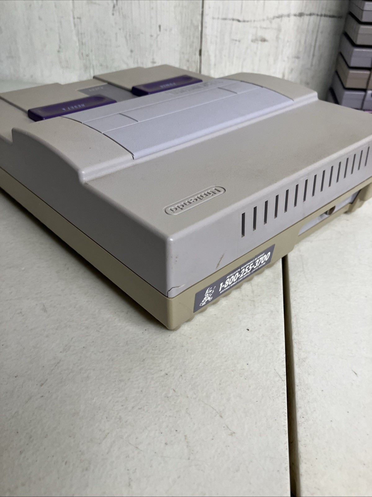 Super Nintendo SNES System Console Bundle 10 Games Mario World All Stars Zelda