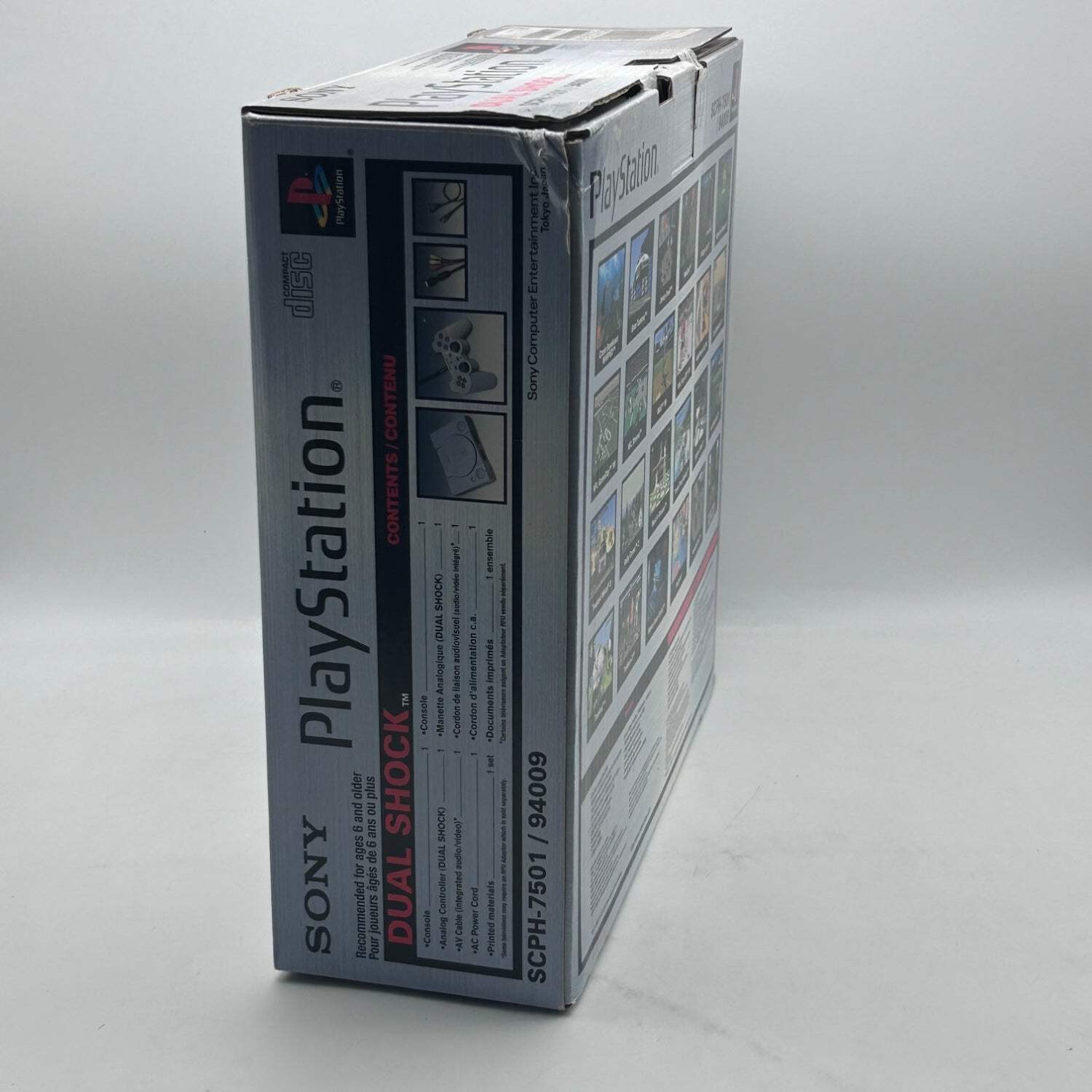 Sony PlayStation 1 PS1 Silver Console Gaming System SCPH-7501
