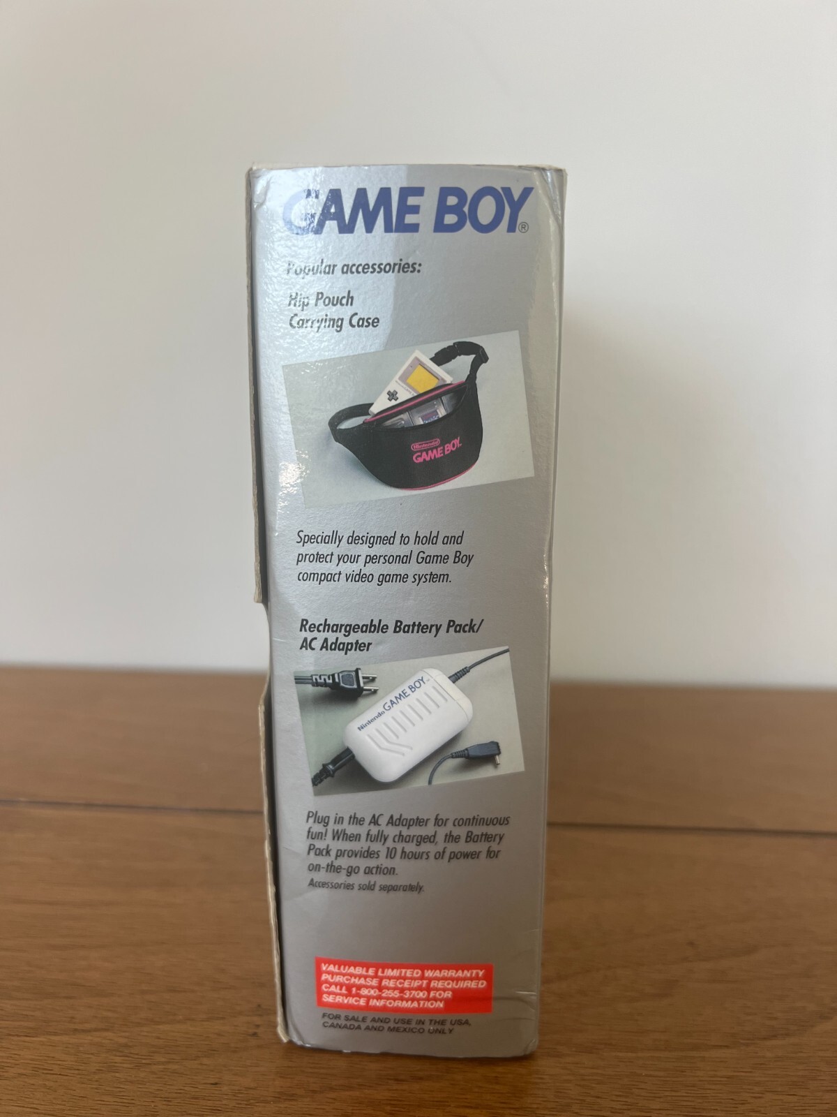 Nintendo Game Boy Handheld System 1989 COMPLETE CIB + RARE Maxell Batteries