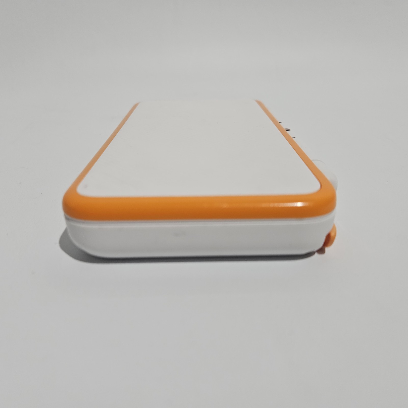 Nintendo 2DS XL Console System White/Orange Clean Tested With Charger