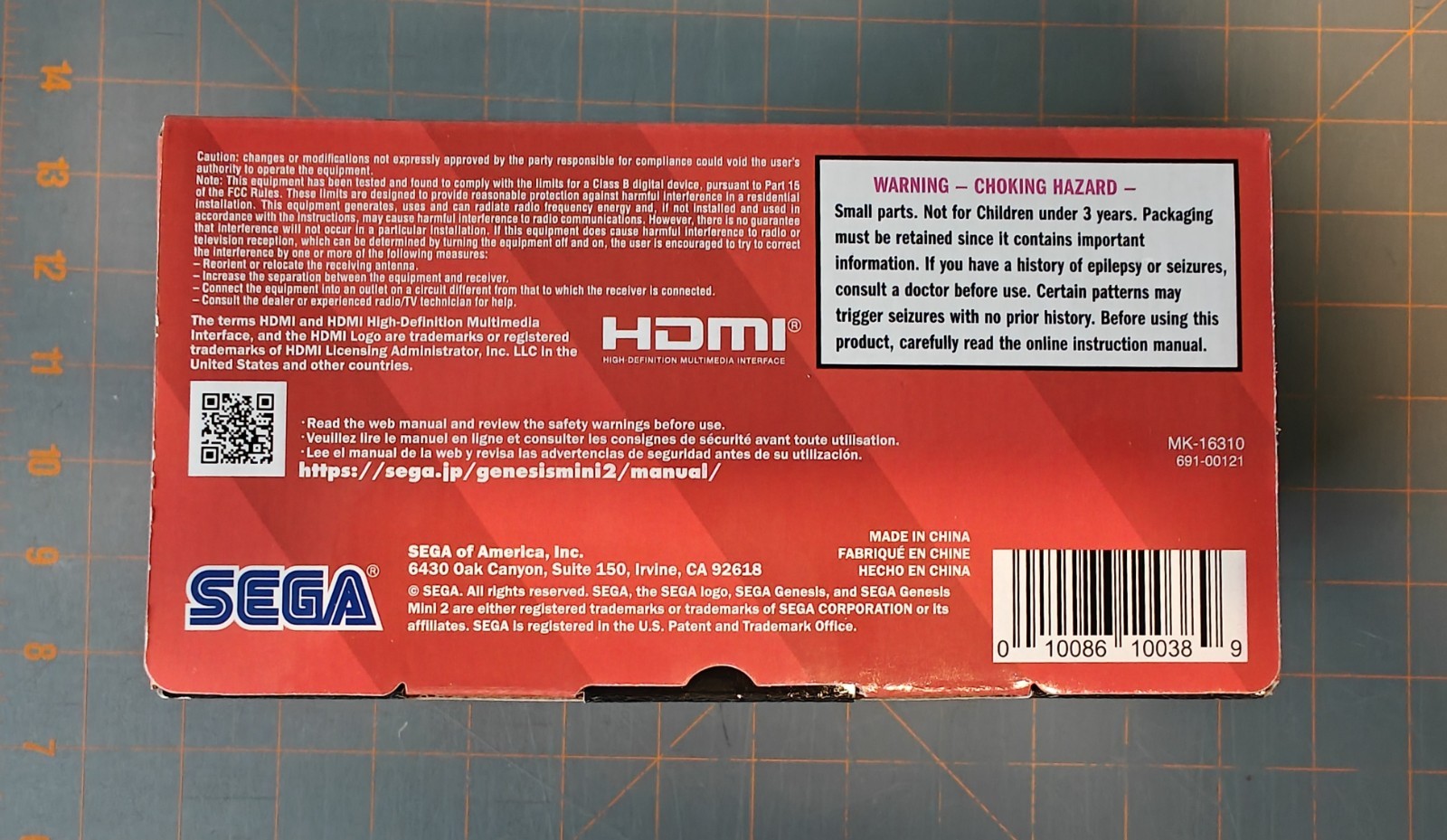 NIB Sega Genesis Mini 2 Console – North American Version (2022)