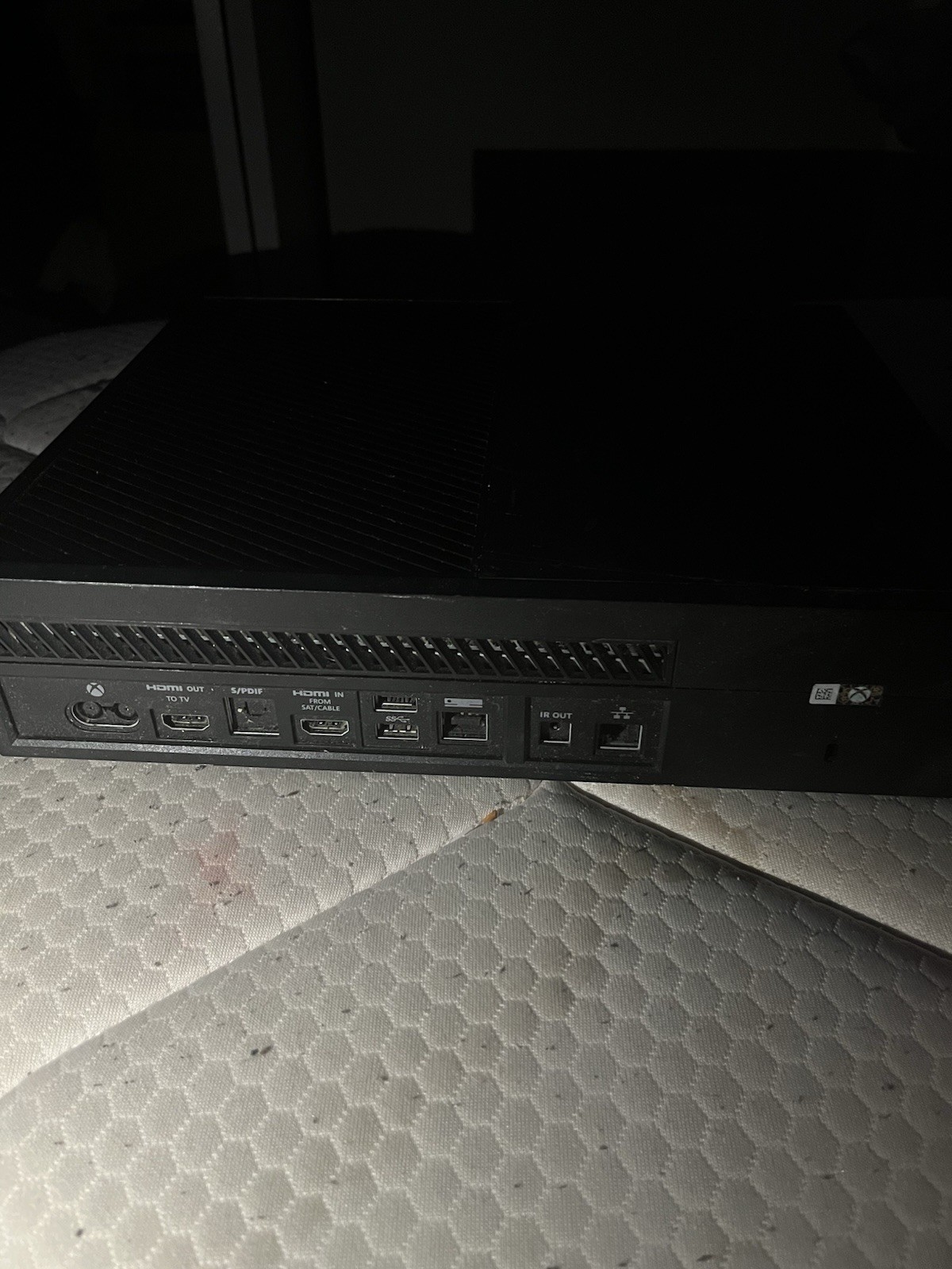 Microsoft Xbox One Black Console Wi-Fi HDMI USB-A Ethernet