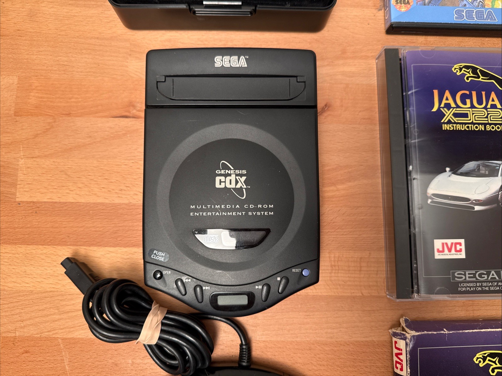 Sega Cdx Tested Working With Two Controllers 7 Games And Cables