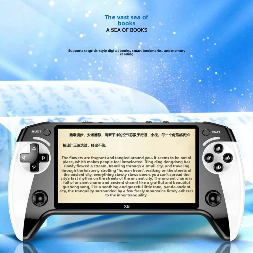 X9 Retro Handheld Game Console – 5.5″ HD Screen & 10+ Emulators, TV Ready