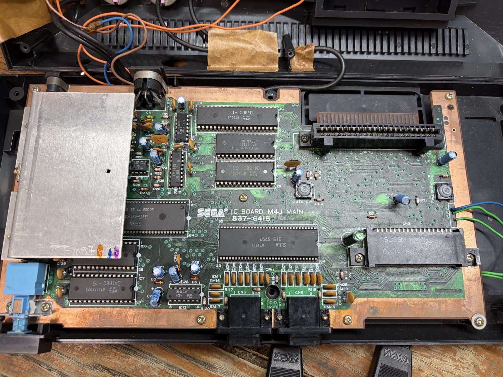 Sega Master System M4J MK-2000 computer game console only FM sound AMP mod
