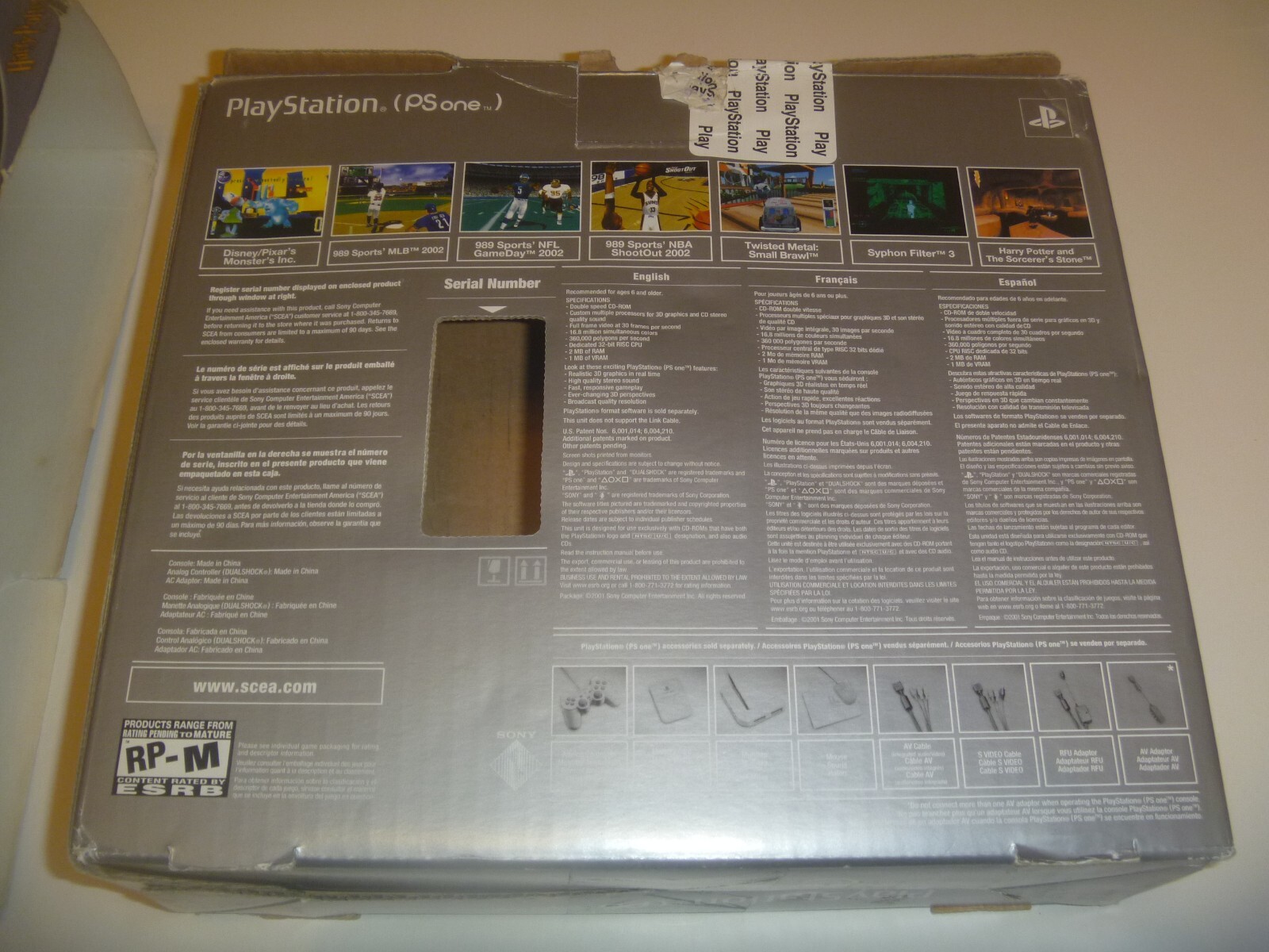 Sony Playstation 1 PS1 PSOne System Console White SCPH-101 In Box Good Shape