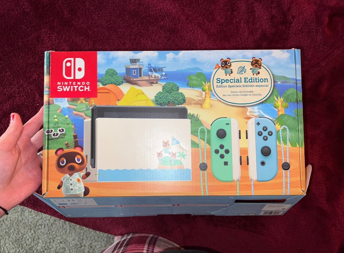 Nintendo Switch Animal Crossing Special Edition Console