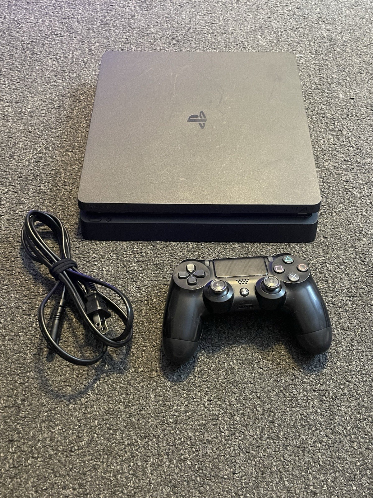Sony PlayStation 4 Slim 500GB Gaming Console with Controller – Black