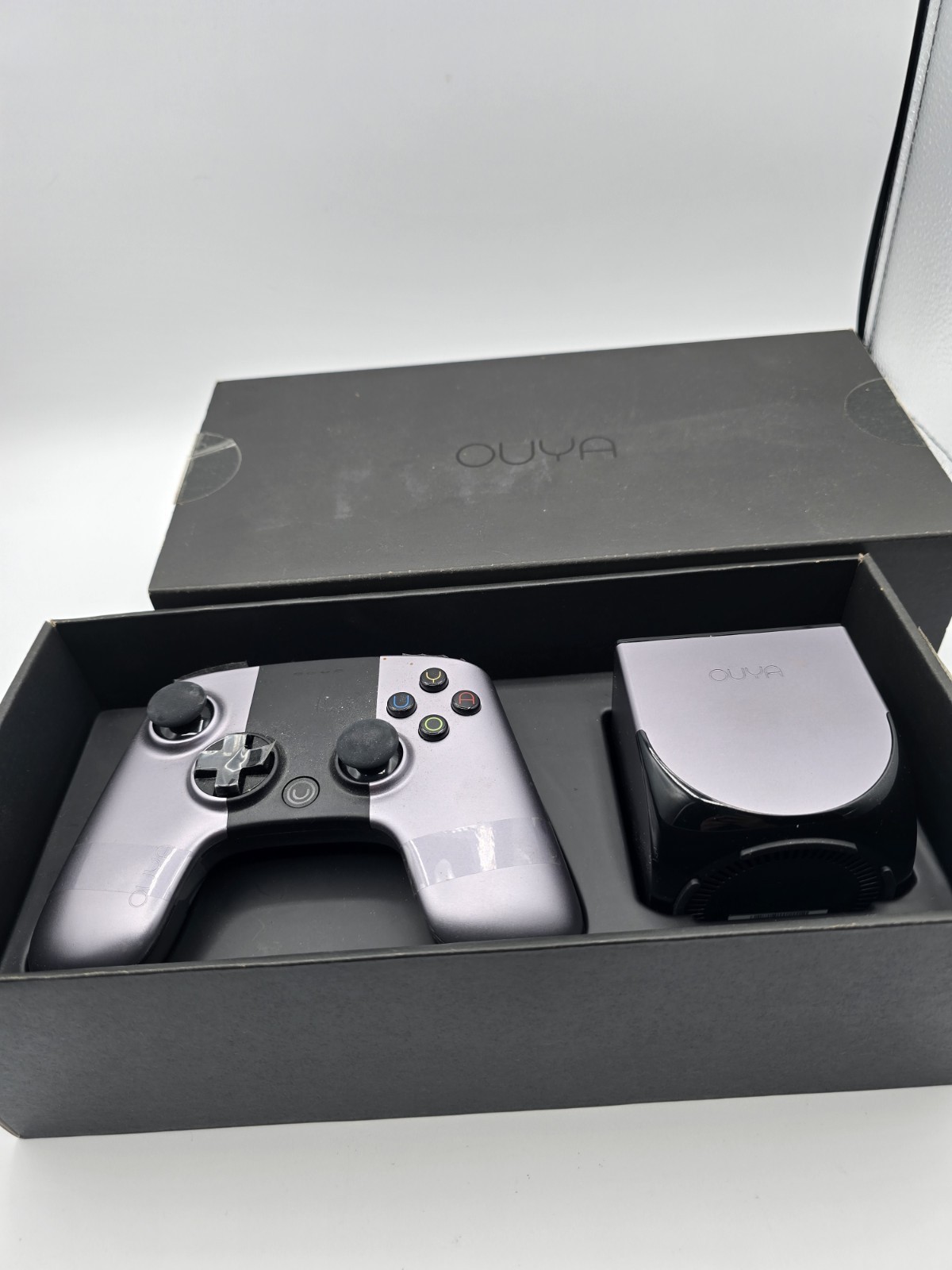 Ouya Game Console – Original Box -no Cords – Untested