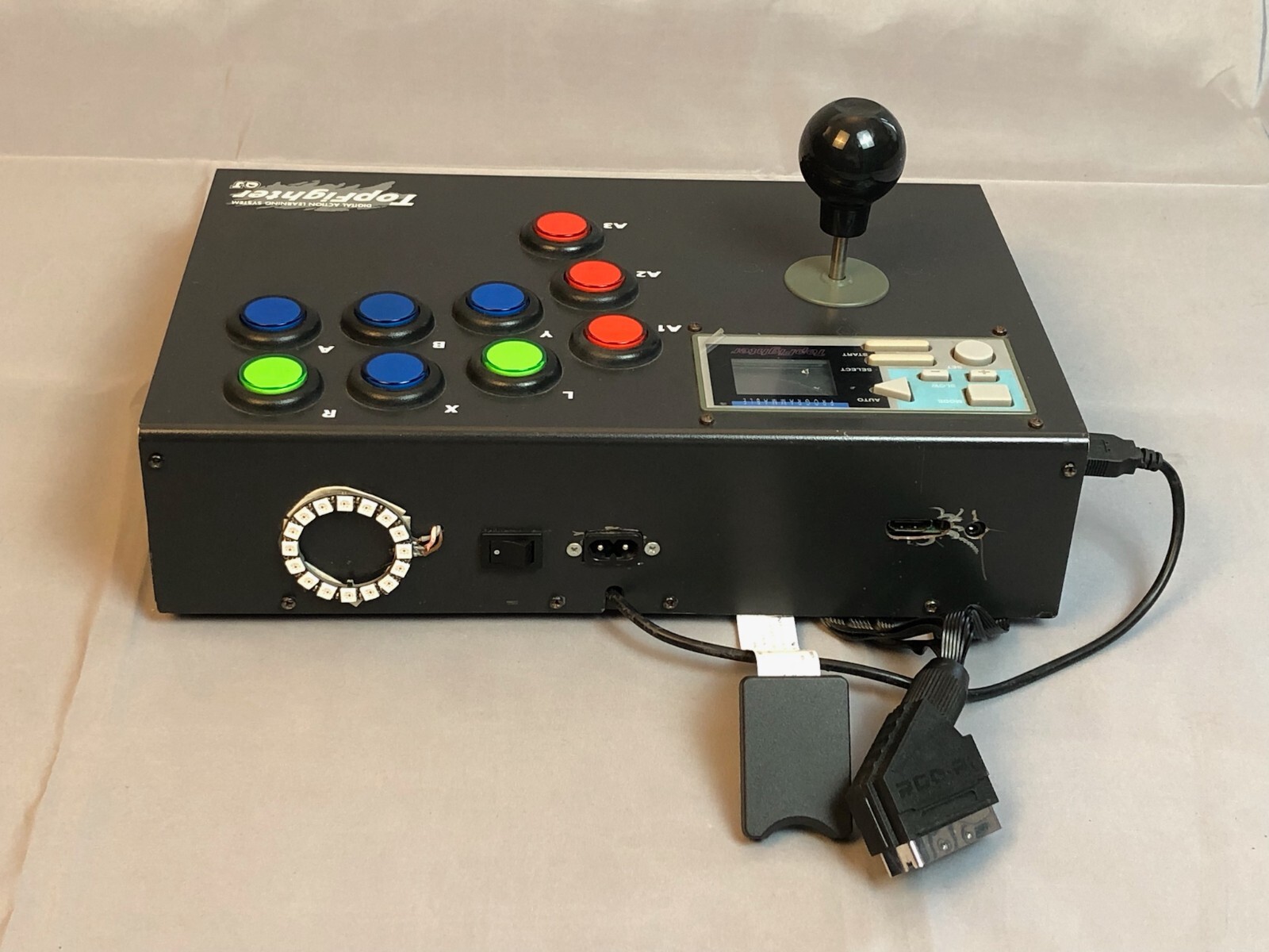 Joystick Arcade, Raspberry Pi 3B+ (plus), RGB-Pi SCART RGB, Micro SD 64GB, PSU