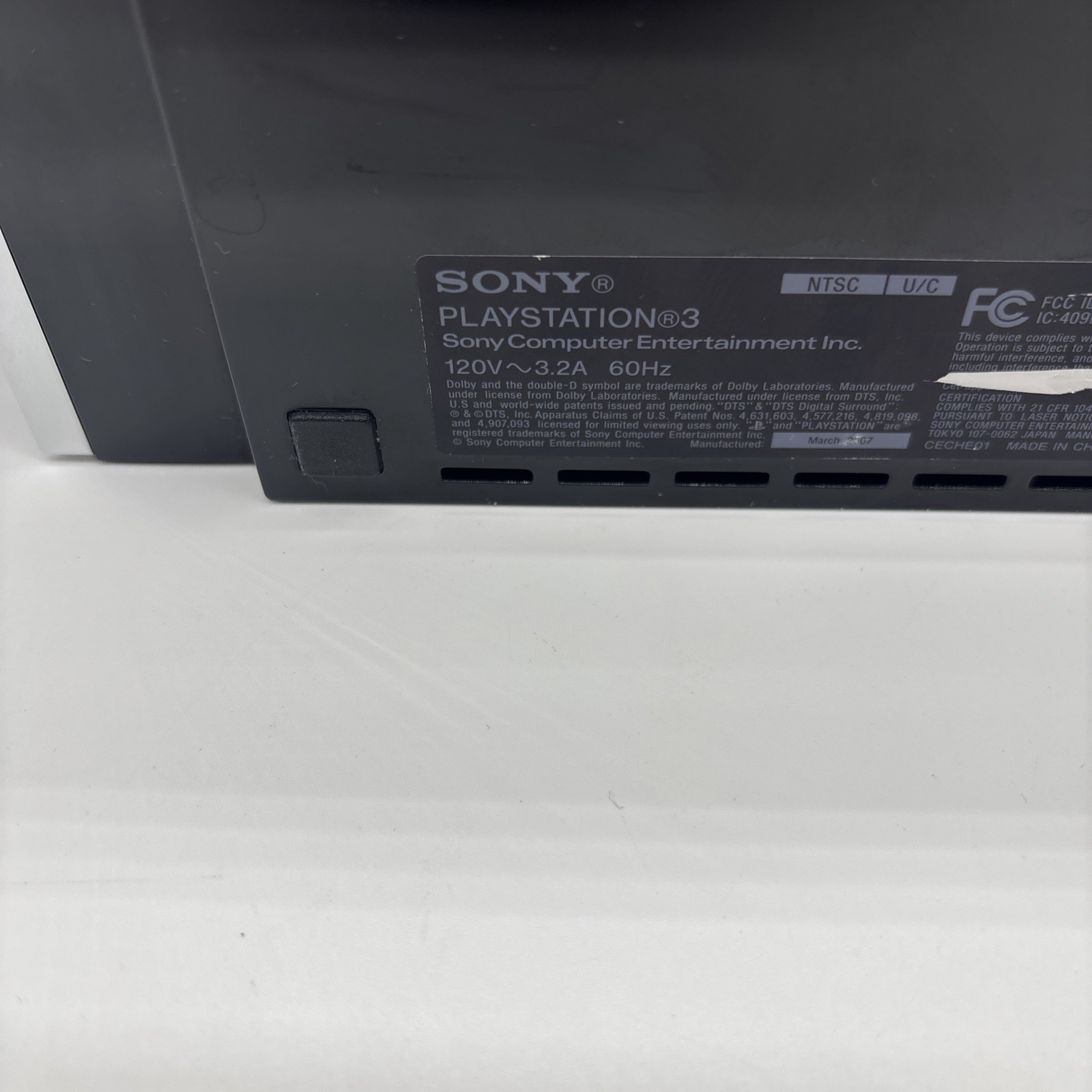 Sony PlayStation 3 FAT PS3 CECHE01 Console Backwards Compatible RECONDITIONED