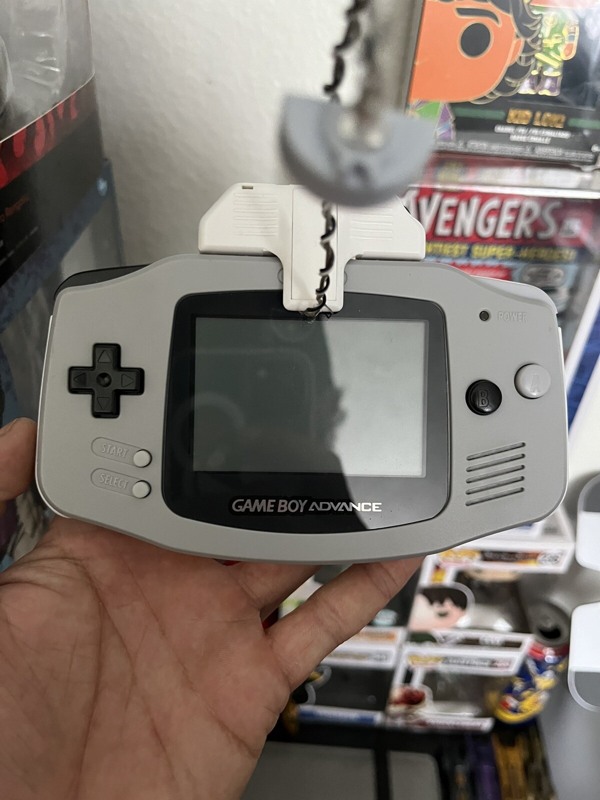 Nintendo Gameboy Advance Console Gray/Black/White Body RE-SHELL RE-WORK RE-DONE