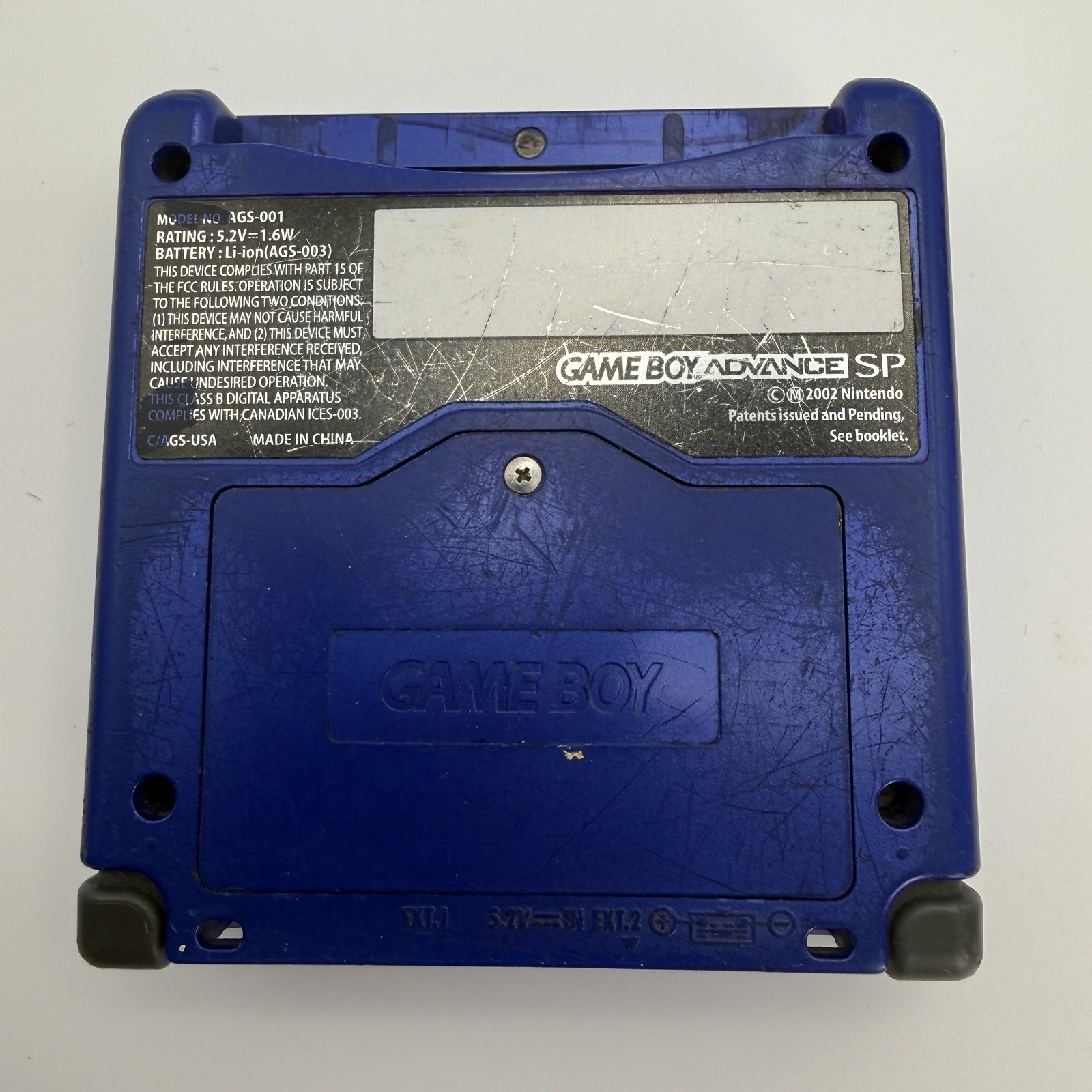 Nintendo Game Boy Advance SP Console Cobalt Blue AGS-001 – Tested *READ*