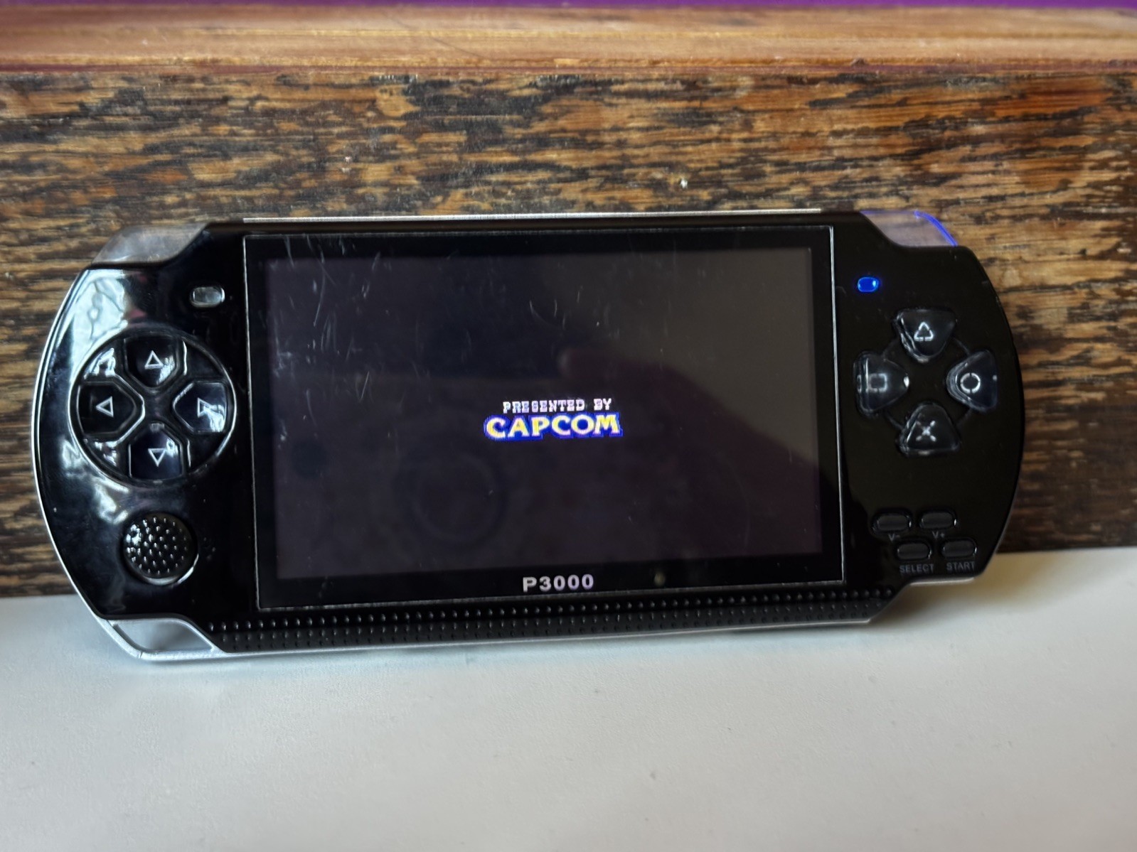 P3000 Handheld Game Console Black Platform Retro Gaming UNTESTED