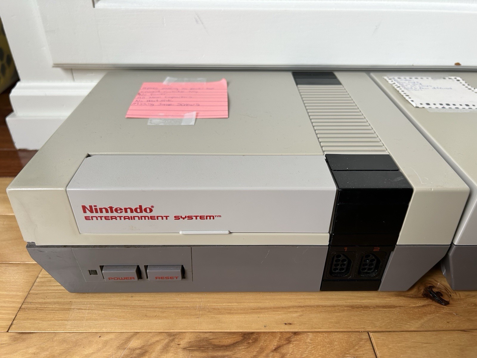 Nintendo Entertainment System – NES Console Lot – For Parts/Repair-Blinking Red