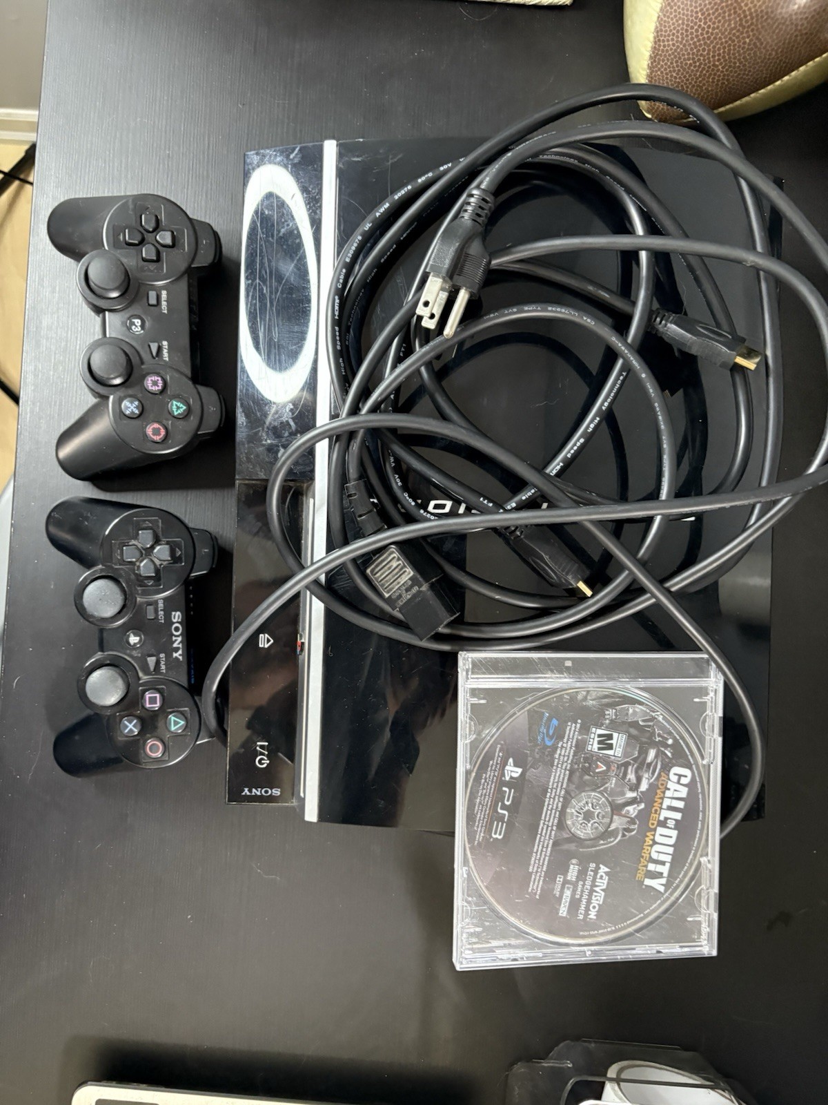 Sony PlayStation 3 PS3 CECHL01 Console Fat & cable Backwards Comp Read Discrip