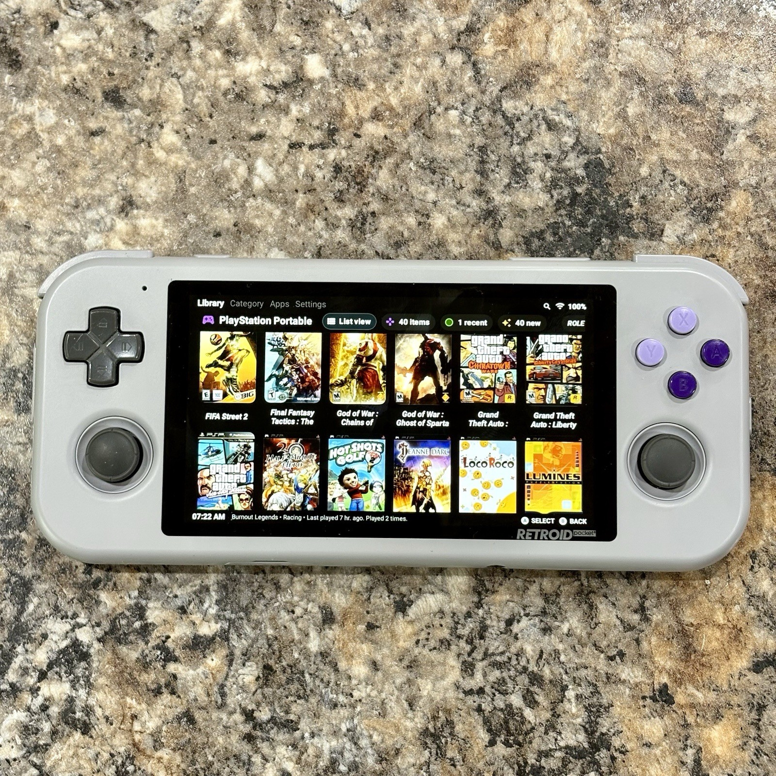 Retroid Pocket 3+ Plus & Grip, Gaming Handheld, 128GB + 64GB Card, Ready To Play