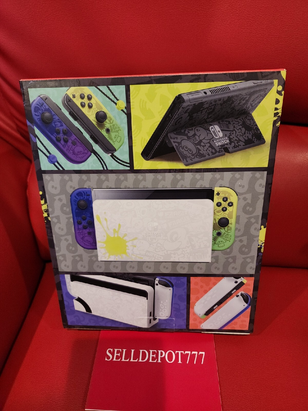Nintendo Switch OLED Model HEG-001 Splatoon 3 Edition Video Game Console NEW