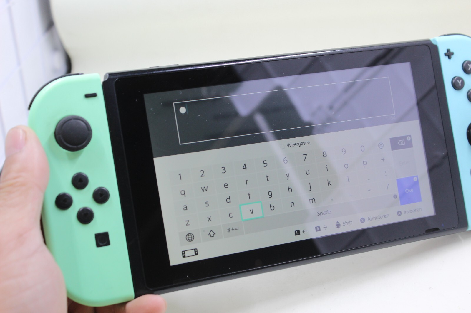 Nintendo Switch V1 Console Yellow Blue JoyCons +128GB SD No Charger