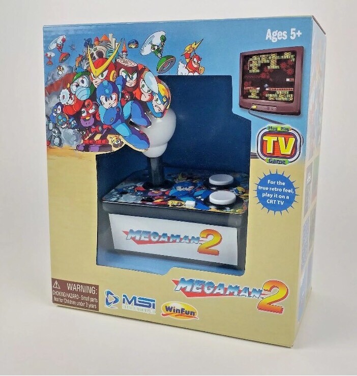 Mega Man 2 Plug N Play TV Arcade Controller – New in sealed box! Great gift!!