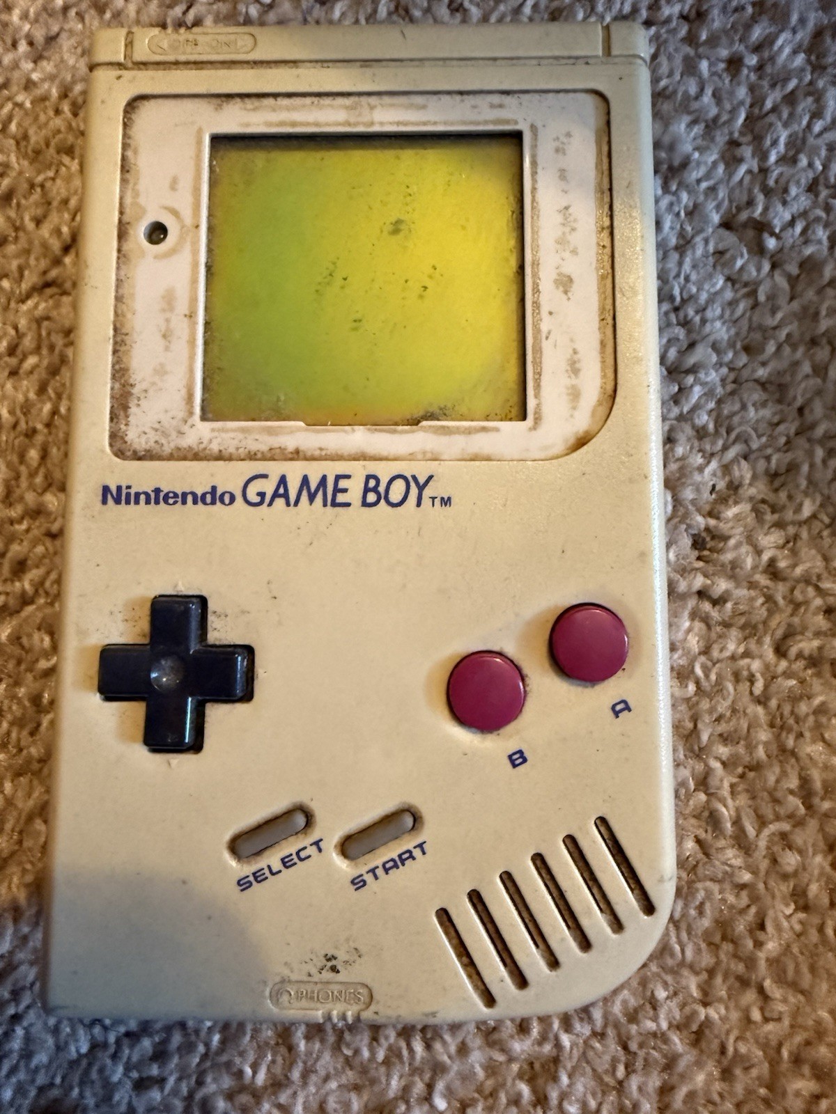 Nintendo Game Boy DMG-01 Lot of 2 Parts Repair Manual Cases OEM 1989