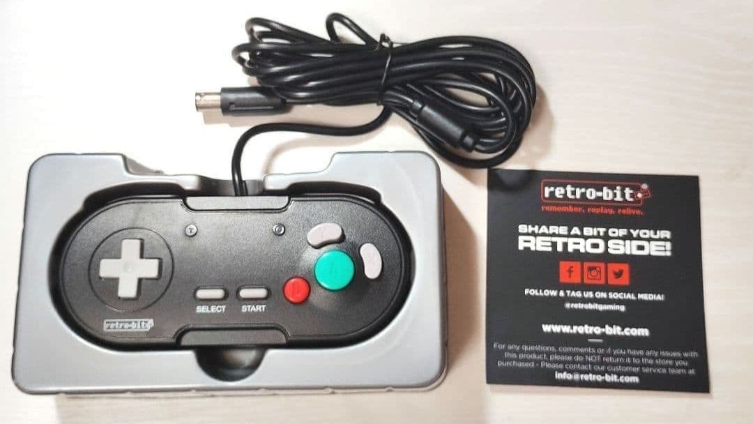 Retrobit Legacy GC Wired Controller Game Boy Player Digital