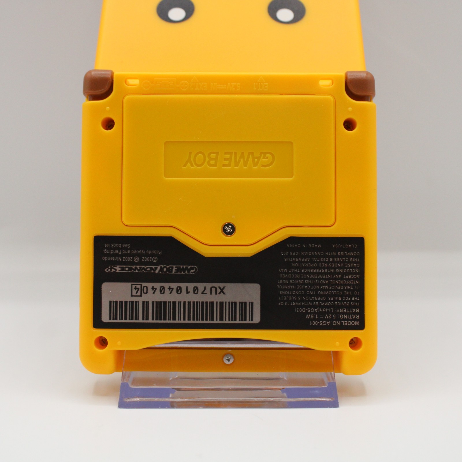 *Refurbished* Nintendo Game Boy Advance SP Pikachu Edition Reshell – AGS-001