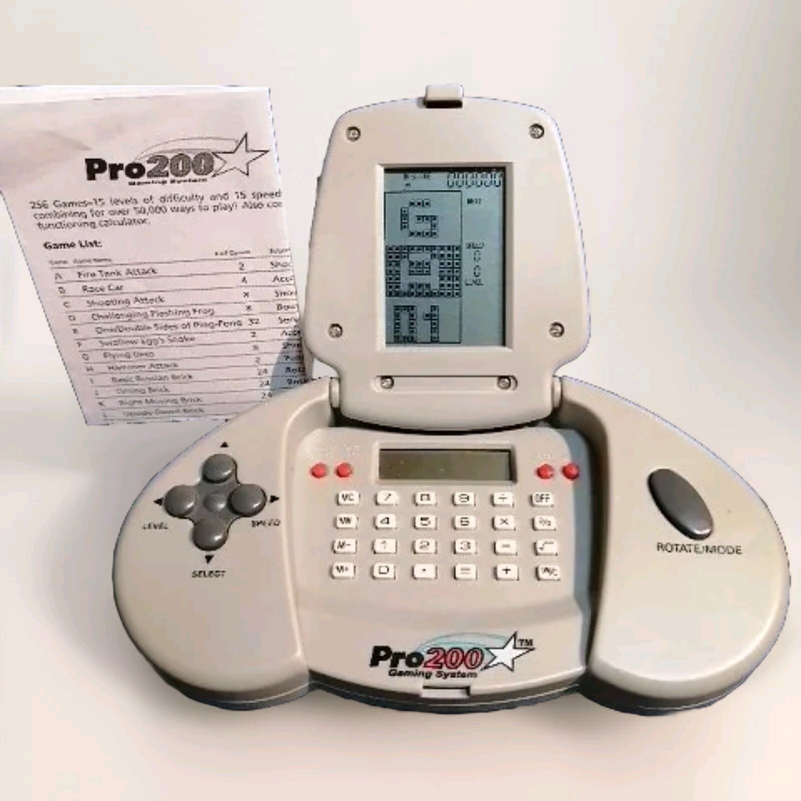 Pre-Tech Pro200 Gaming System Handhrld Console Electronic Game